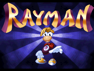 Rayman title screen for Jaguar